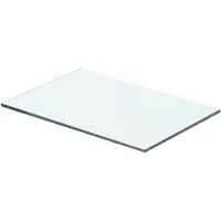 vidaXL Panneau pour étagère Verre transparent 40 x 20 cm
