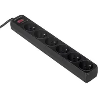 Cyberpower Parafoudre Tracer III B0620SC0-FR, protection contre les surtensions, 6 prises AC, 200 - 250 V, 1,8 m, noir
