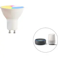 Calex Wi-Fi Ampoule Connectée Réflecteur GU10 Blanc et Couleur