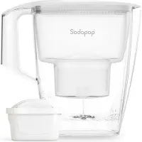 Sodapop Pot à eau filtrant Selina, 1,5 litre, blanc