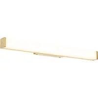 QAZQA Applique murale salle de bain en laiton 62 cm avec LED IP44 - Cascada
