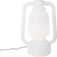 QAZQA Lampadaire intelligent blanc 110 cm avec Wi-Fi G95 - STORM EXTRA LARGE