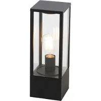 QAZQA Lampadaire d'extérieur intelligent noir 40 cm IP44 avec WiFi ST64 - Charlois