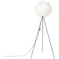 QAZQA Lampadaire romantique intelligent blanc avec Wifi A60 - Feather
