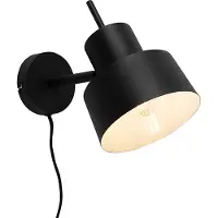 QAZQA Applique murale intelligente noire avec Wifi A60 - Chappie