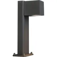 QAZQA Lampadaire d'extérieur intelligent anthracite 30 cm IP44 avec WiFi GU10 - Baleno