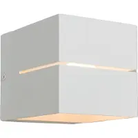 QAZQA Applique murale moderne blanche 9,7 cm - Transfer Groove