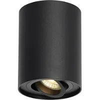 QAZQA Spot encastré intelligent noir orientable avec Wifi GU10 - Rondoo up
