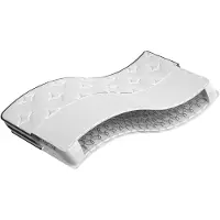 vidaXL Matelas à ressorts bonnell moyen 100x200 cm