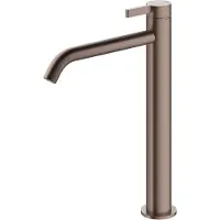 Hotbath Ace Mitigeur de lavabo - haut - surélevé - sans vidage - Cuivre brossé PVD AC003HBCP