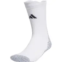 Adidas Chaussettes de sport 'Football GRIP Knitted Crew Cushioned Performance' noir / argent / blanc