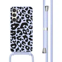 IMoshion Coque design en silicone avec cordon Samsung Galaxy S23 - Animal Lila