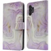 IMoshion Étui de télephone portefeuille Design Samsung Galaxy A13 (4G) - Purple Marble