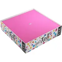 GameGenic GGS60049 - Plateau de dés magnétique carré noir et rose
