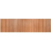 vidaXL Tapis rectangulaire naturel 80x300 cm bambou