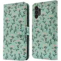 IMoshion Étui de télephone portefeuille Design pour Samsung Galaxy A13 (4G) - Blue Flowers