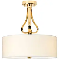 Elstead Lighting Lustre Falmouth, or français, 3xG9x3W, métal, dimensions : 42,5 x 40 x 40 cm, IP44, Elstead