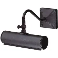 Elstead Lighting Applique murale Picture Light noire, 1xE14x40W, métal, dim. : 13,5 x 19 x 20 cm, IP20, Elstead