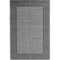 vidaXL Tapis d'extérieur ARAKIL Noir 140x200 cm PP