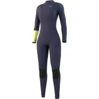 Mystic Dazzled 5/3 Mm Woman Long Sleeve Chest Zip Neoprene Suit Gris S Femme