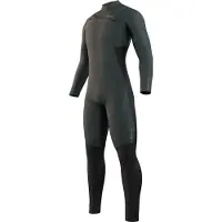 Mystic Majestic 5/4 Mm Long Sleeve Chest Zip Neoprene Suit Gris L Homme