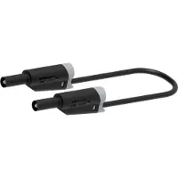Electro PJP 2710-IEC-CD1-200N Cordon de mesure Fiche à lamelles 4 mm Fiche à lamelles 4