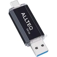 Allteq Clé USB 3.1 - Noir - 128 GO -