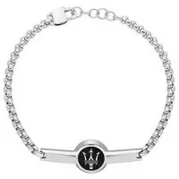 Maserati Jm416aik08 190+30 Mm Bracelet Argenté Homme