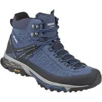 Meindl - Chaussures de randonnée journée en GORE-TEX - Top Trail Mid GTX Blue/Jeans pour Homme en Cuir - Taille 42,5 - Bleu