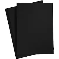 Creativ Company Gekleurd Karton Koolzwart, A4, 20 vel