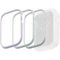 Uniq Pack de 3 lunettes - Pack de lunettes Moduo Apple Watch - 40 / 41 mm - Sage & Lilac & White