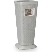Kerbl Stefanplast Porte-parapluie Elegance Rotin Gris