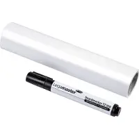 Legamaster Magic Charts , pour tableaux blancs, vierges, autocollants &amp; inscriptibles, marqueur pour tableau inclus, L 200 x l 300 mm, 100 % recyclable, polypropylène, blanc, 25 feuilles