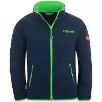 TROLLKIDS Oppdal Xt Jacket Vert,Bleu 128 cm Enfants