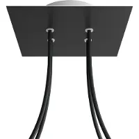 Creative Cables Kroq204f103 Rose-one Carré Noir Mat Kit De Roses