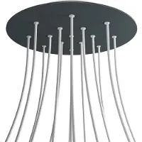 Creative Cables Kror4015f111 Xxl Rose-one Rond Anthracite Rose Kit