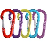 Edelrid Micro Farbig Snap Hook Assorted 10 Units Multicolore