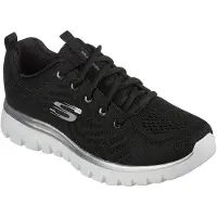 SKECHERS Baskets Sport GRACEFUL GET CONNECTED pour femme, noir, pointure : 39,5 EU