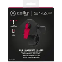 Celly SNAPBIKE, appareil mobile/Smartphone, support passif, Bicycle, Scooter, Black, Support pour smartphone, Noir