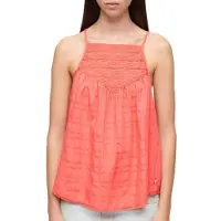 Superdry Femme Caraco en Dentelle Beach Corail Taille: 36