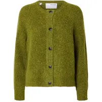Selected Cardigan vert chiné