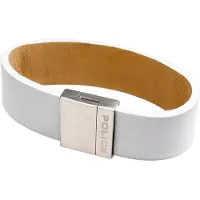Police PL24411BLW-01-L - Bijou Homme - Blanc H