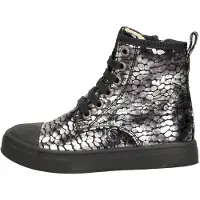 Shoesme Veterschoen hoog Veterschoen hoog - Zilverkleur - Maat 26
