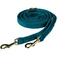 Kentucky Velvet Dog Leash 15 Mm Bleu 200 cm