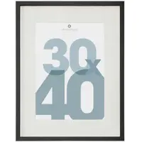 Atmosphera Cadre photo en Bois Noir pour Photo 30 x 40 cm