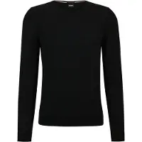 BOSS Pull-over 'Leno-P' noir