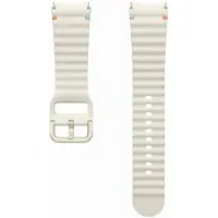 Samsung Bracelet Sport original Galaxy Watch 4 / 5 / 6 / 7 / FE (20 mm) - Taille M/L - Cream