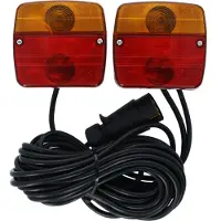 Carpoint Kit de feux arrière 12V Fixation magnétique