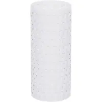 vidaXL Paravent de balcon 10 pcs. Blanc 255x19 cm Poly rotin