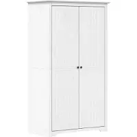vidaXL Armoire BODO blanc 99x53,5x173 cm Pin massif